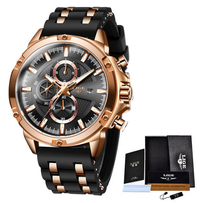 Reloj Deportivo para Hombre Cuarzo Correa Silicona Resistente al Agua - Image 2