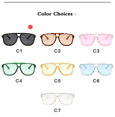 Gafas de Sol Oversized Doble Lente para Hombre - Image 8