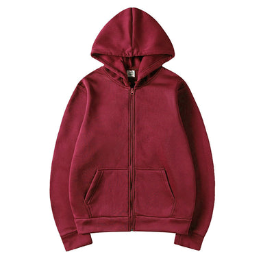 Chaqueta Deportiva Americana Suelta con Cierre Liso para Hombre - Image 14