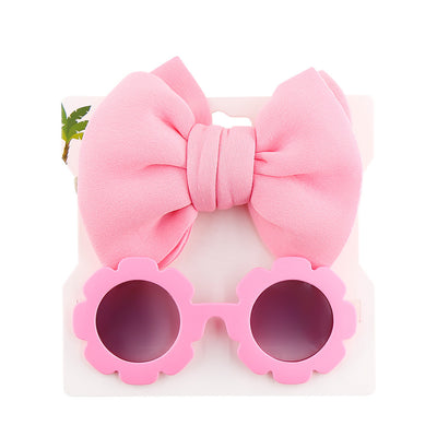 Set de Gafas de Sol Infantiles con Vincha de Moño - Protección y Estilo - Image 5