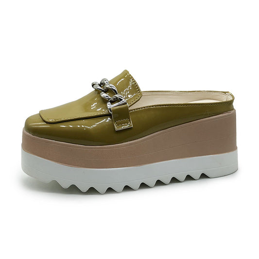 Pantuflas Tipo Pastel con Adornos Metálicos Dorados - Diseño Europeo - Image 2