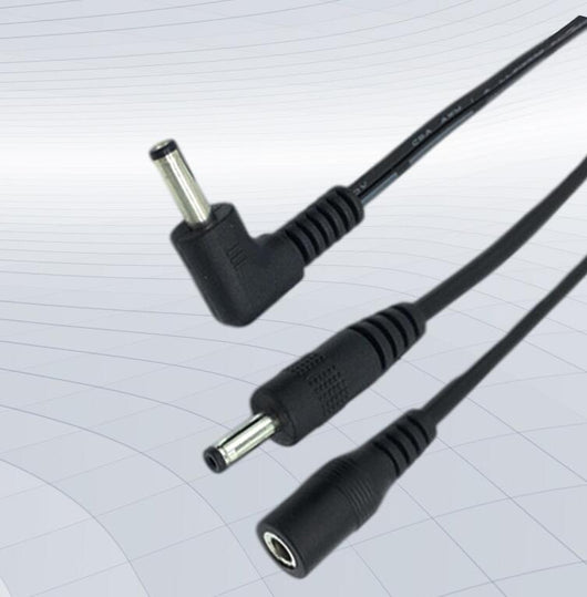 Cable de Codo DC de Cobre Negro Conductivo de Alta Durabilidad