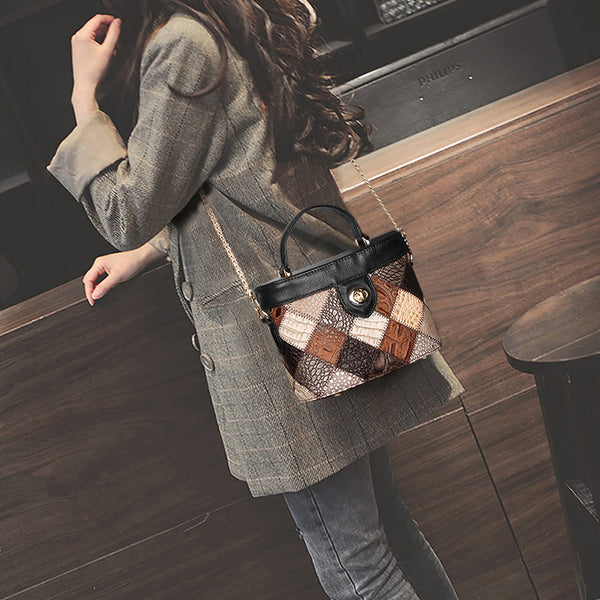 Bolso de Hombro Cilíndrico Compacto - Diseño Versátil para Mujer