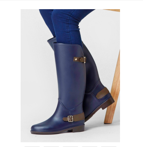 Botas Largas de Goma Impermeable - Estilo Fashion Casual - Image 3