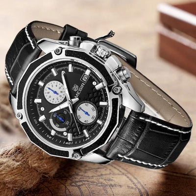 Reloj de Cuero Multifuncional para Hombre - Image 6