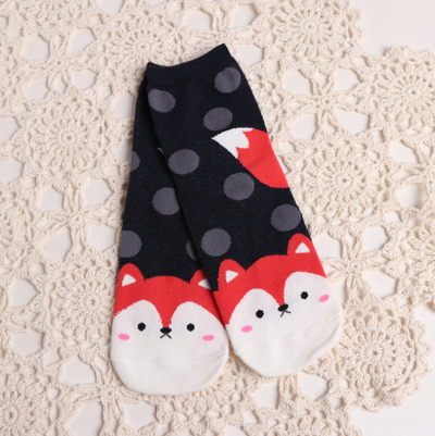 Calcetines de Algodón con Animales Cartoon para Mujer - Diseño Divertido y Cómodo - Image 6