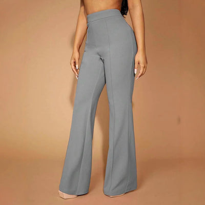 Pantalones de Cintura Alta para Mujer - Elegancia Profesional y Comodidad Diaria - Image 3