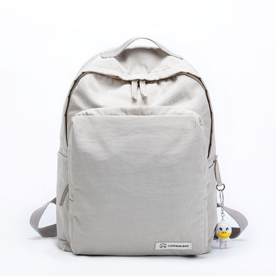 Mochila Oxford Impermeable de Color Sólido para Uso Diario - Image 11