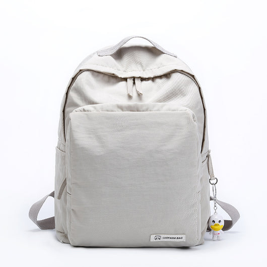 Mochila Oxford Impermeable de Color Sólido para Uso Diario - Image 11