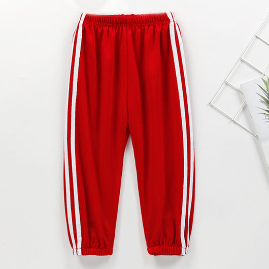 Pantalones deportivos casuales delgados para niños - Image 11