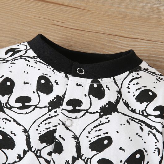 Mameluco Panda Infantil Estampado - Image 2