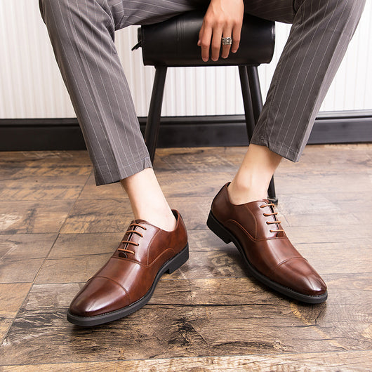 Zapatos de Vestir Hombre Punta Fina Estilo Británico Articulados - Image 3