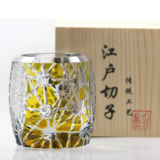 Vaso de Whisky Cristal Tallado a Mano Estilo Edo Lujo Retro - Image 15