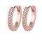 Europe and America A home 925 Plateado crystal diamond KALIDOSCOPE Earrings female Earrings temperament Earrings simple wild Rosado Dorado earrings 925 Plateado
