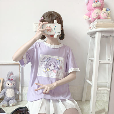 Blusa Estilo Soft Girl Japonesa para Estudiantes - Image 10