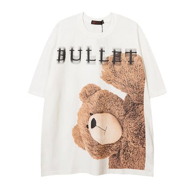 Camiseta de Manga Corta con Estampado de Oso para Hombre - Image 10