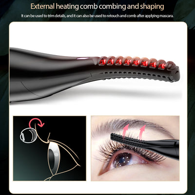 Rizador de Pestañas Eléctrico Calefactable Doble Cara para Maquillaje Profesional - Image 14