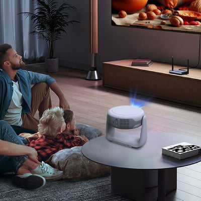Proyector Inteligente 4K 5G con Control por Voz y Enfoque Automático