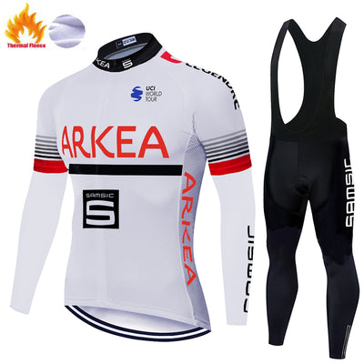 Jersey de Ciclismo Corto con Babero Térmico - Image 46