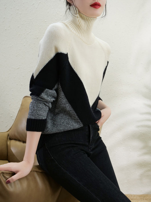 Suéter Cuello Alto de Lana Merino - Prenda Base Versátil - Image 17