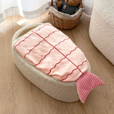Cama Térmica para Mascotas Estilo Sushi - Nido Removible Todo Clima - Image 6