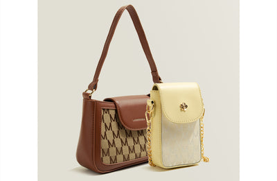 Bolsa Cuadrada Axilas Minimalista de Un Hombro - Image 12