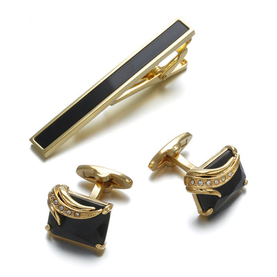 Gemelos y Pasador de Corbata Caballero Estilo Europeo Americano Premium - Image 4