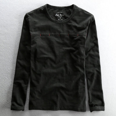 Camiseta Hombre Cuello Redondo Bambú-Algodón Estilo Japonés - Image 7