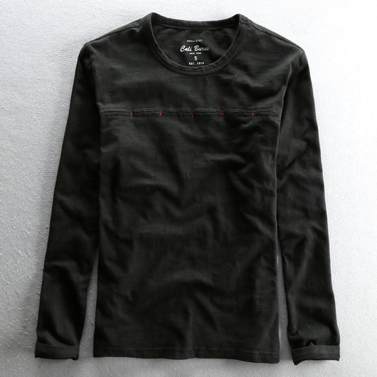 Camiseta Hombre Cuello Redondo Bambú-Algodón Estilo Japonés - Image 7