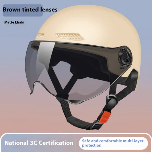 Casco Motocicleta Eléctrico con Protección Solar y Certificación 3C - Image 8
