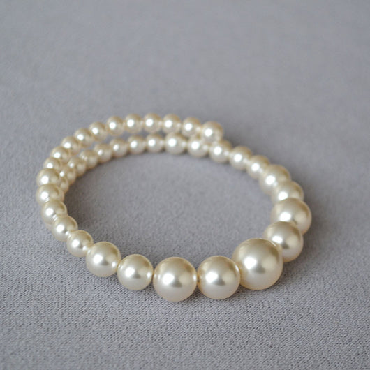 Pulsera de Perlas Degradadas - Elegancia Refinada para Mujeres - Image 7