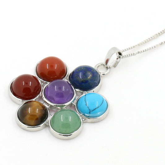 Collar de Amatista Siete Estrellas