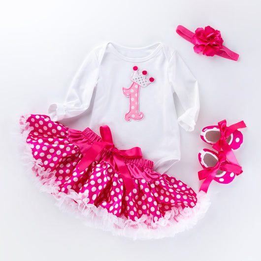 Conjunto Profesional de Falda y Blusa a Lunares