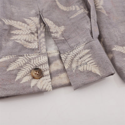 Camisa Estampada Hojas Digital para Hombre - Image 4
