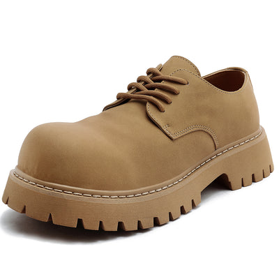 Zapatos de Vestir de Cuero Estilo Británico con Suela Gruesa Elevadora - Image 5