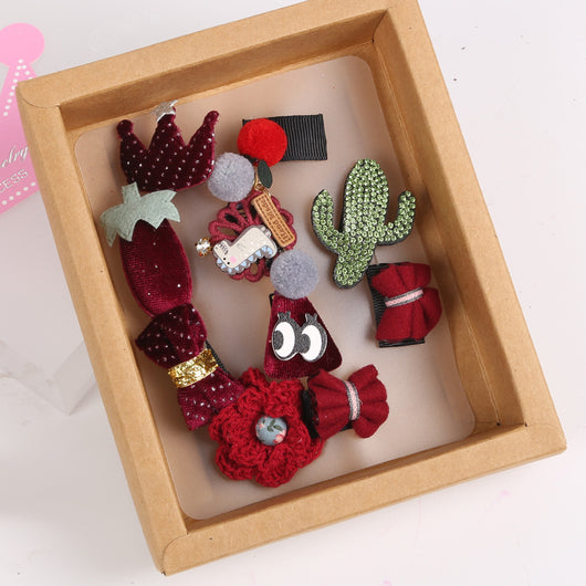 Set de 10 Pasadores para Niña - Colores Variados - Image 4