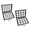 Transparent Ring Storage Box for Display with Merchandise Leather Zipper Box Aluminum Case 12.5cm