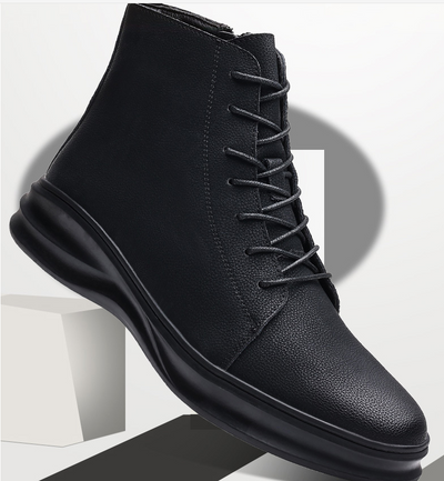 Botas Martin Negras con Malla Interna y Punta Redonda - Image 9