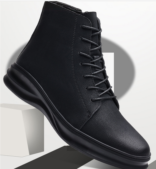 Botas Martin Negras con Malla Interna y Punta Redonda - Image 9