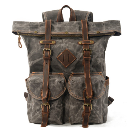 Mochilas de Lona Vintage para Hombre - Image 9