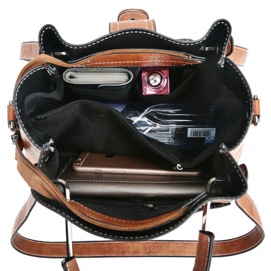 Bolso Bucket de Doble Cuero Premium - Image 14