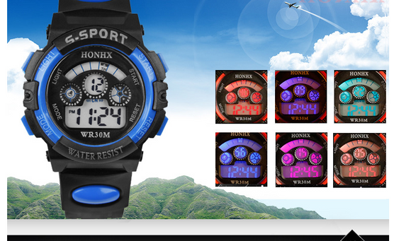 Reloj Deportivo Inteligente Multifuncional con LED Luminoso e Impermeable