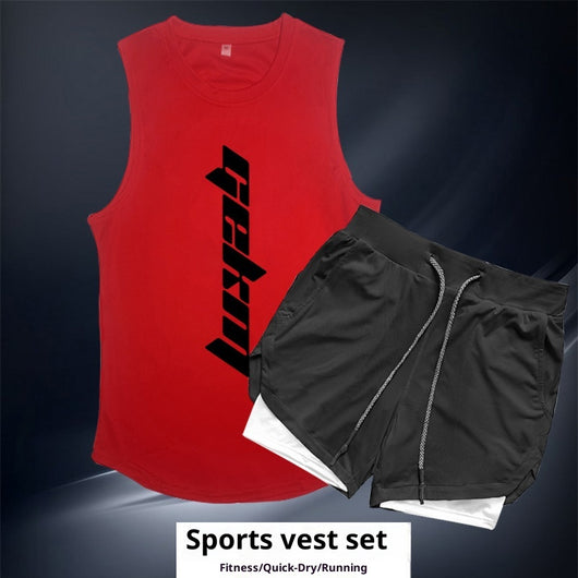 Conjunto Deportivo para Hombre - Chaleco y Shorts para Correr y Entrenamiento - Image 7