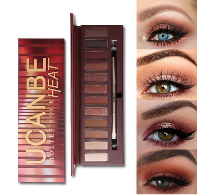 Paleta de Sombras Molten Rock - Tonos Nude, Shimmer y Ahumados - Image 2
