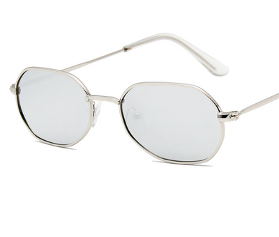 Gafas de Sol Poligonales Irregulares con Lente Marina Colorida para Hombre - Image 14