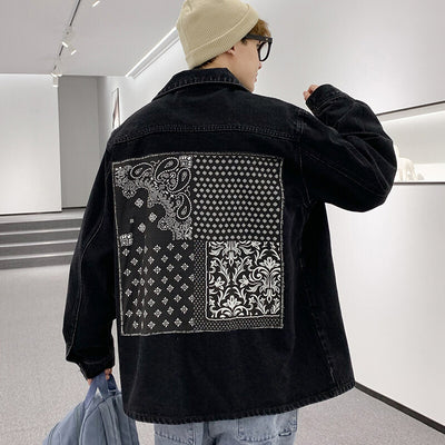 Camisa Estampada Manga Larga Moderna para Hombre - Image 10