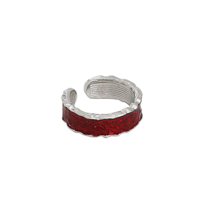 Anillo de Temperamento Irregular con Incrustación de Resina Epoxi - Image 5