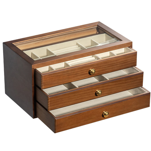 Joyero de Madera Maciza Lujo Multicapas Diseño Minimalista - Image 7