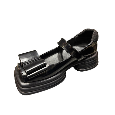 Zapatos Plataforma Retro Preppy - Estilo Vintage Clásico - Image 2