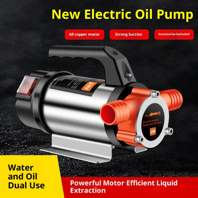 Bomba de Aceite Dual 24V - Transferencia de Aceite y Agua